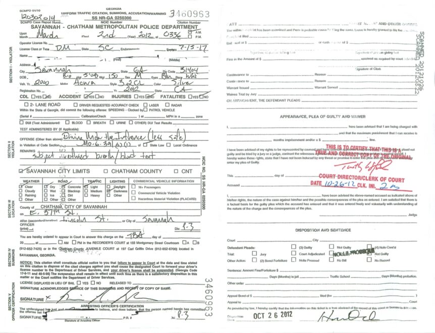 DUI dismissed for Marine - Jason Cerbone Savannah DUI attorney - Cerbone Law DUI dismissed for Marine - Jason Cerbone Savannah DUI attorney