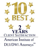 10 best DUI& DWI Attorneys 2 years client satisfaction